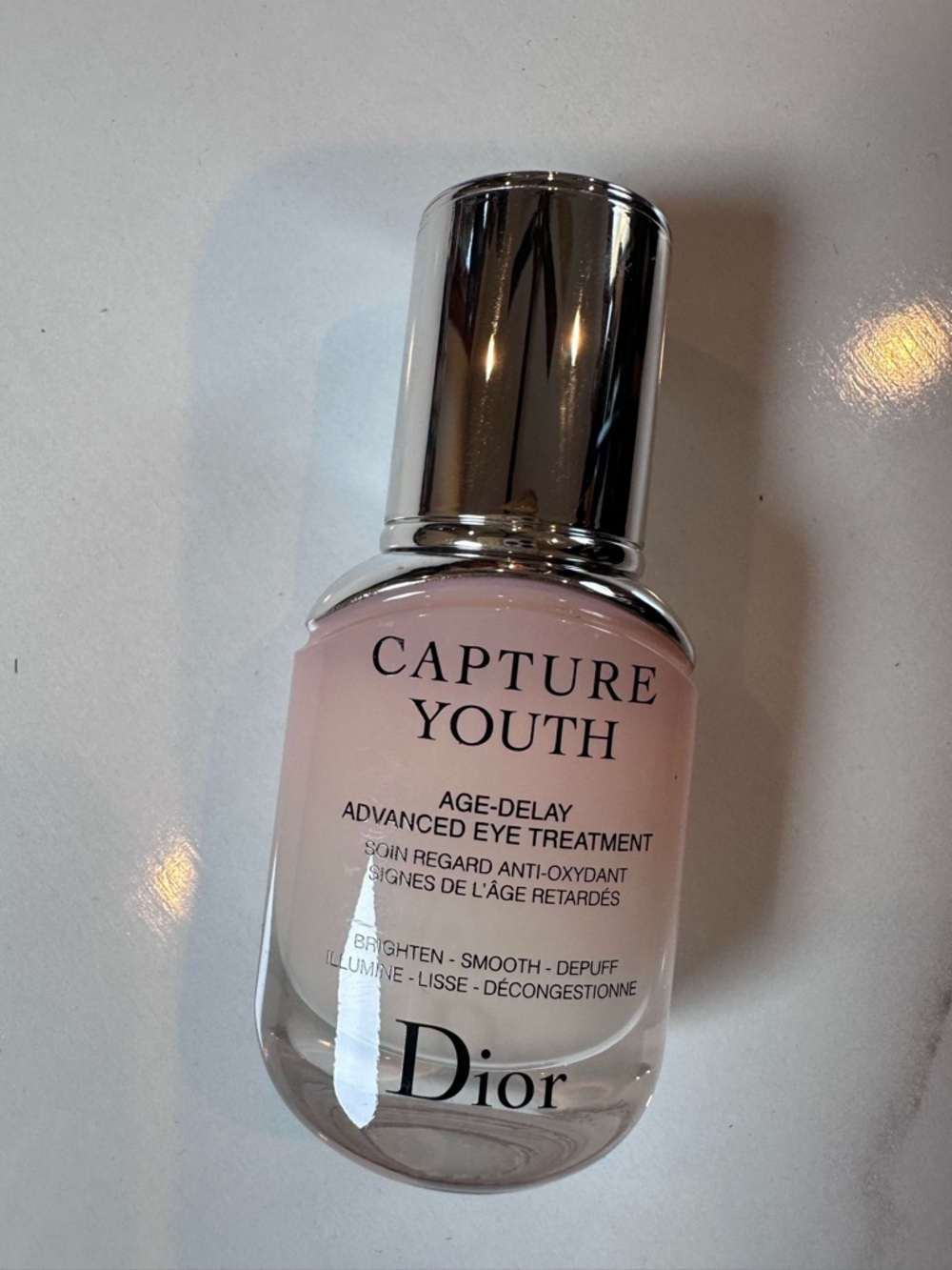 Dior Capture Youth Age-Delay Eye Treatment - Pale Pink & Silver